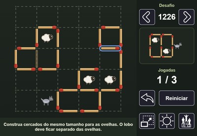 Quebra-cabeças de palitos
