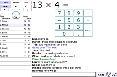 Mental arithmetic