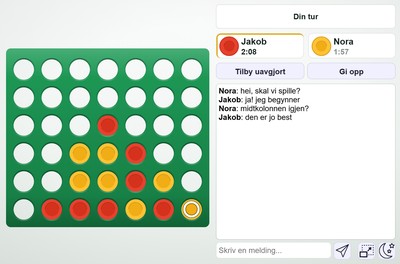 Fire på rad