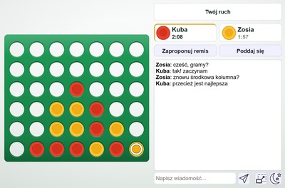 Cztery w rzędzie